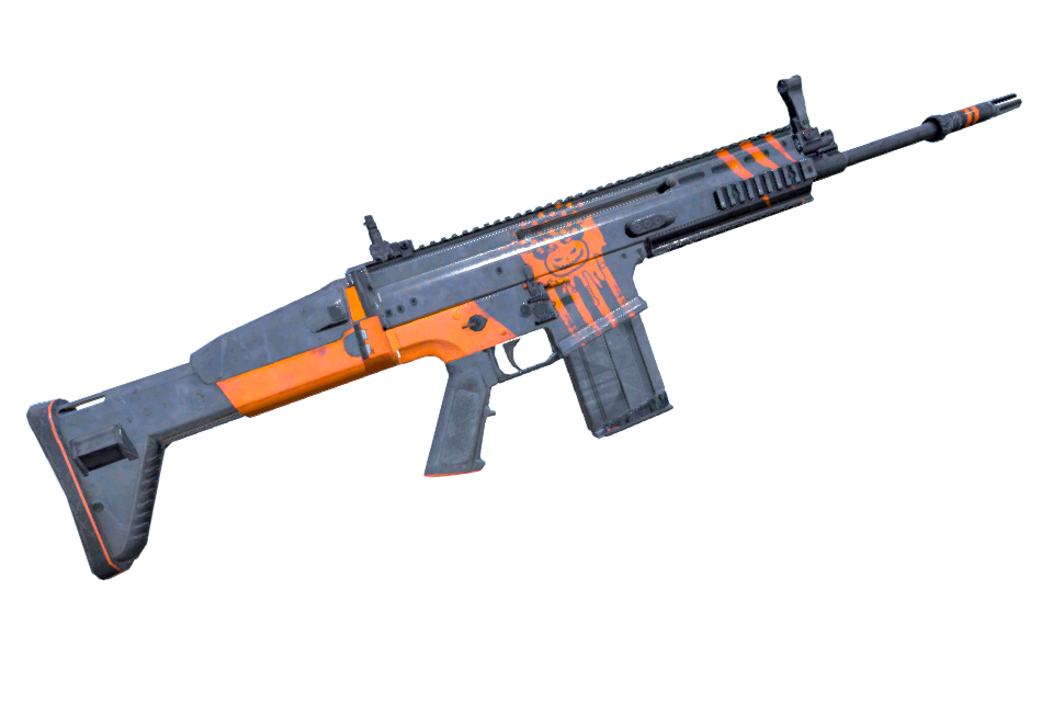 Fortnite Scar Rifle 3D LowPoly