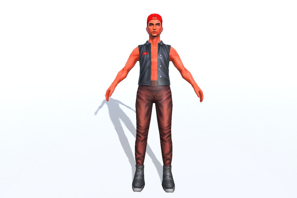 low poly character free