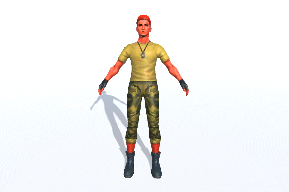 low poly character free