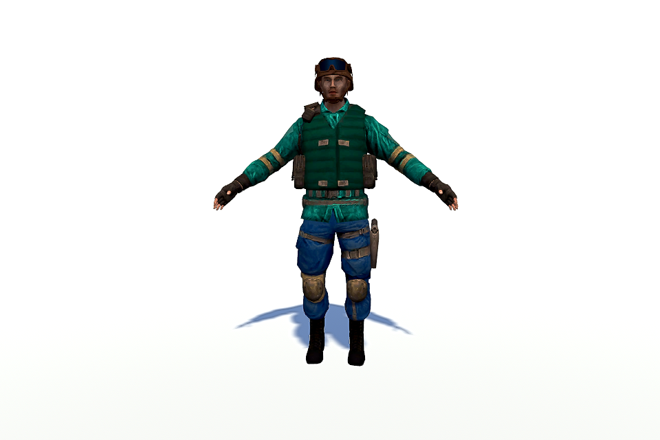 Low Poly Character Free Download